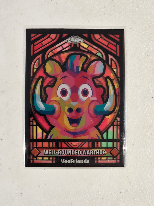 Singles: Veefriends Cards- 2026 Topps Chrome Veefriends Well Rounded Warthog Iconics SSP