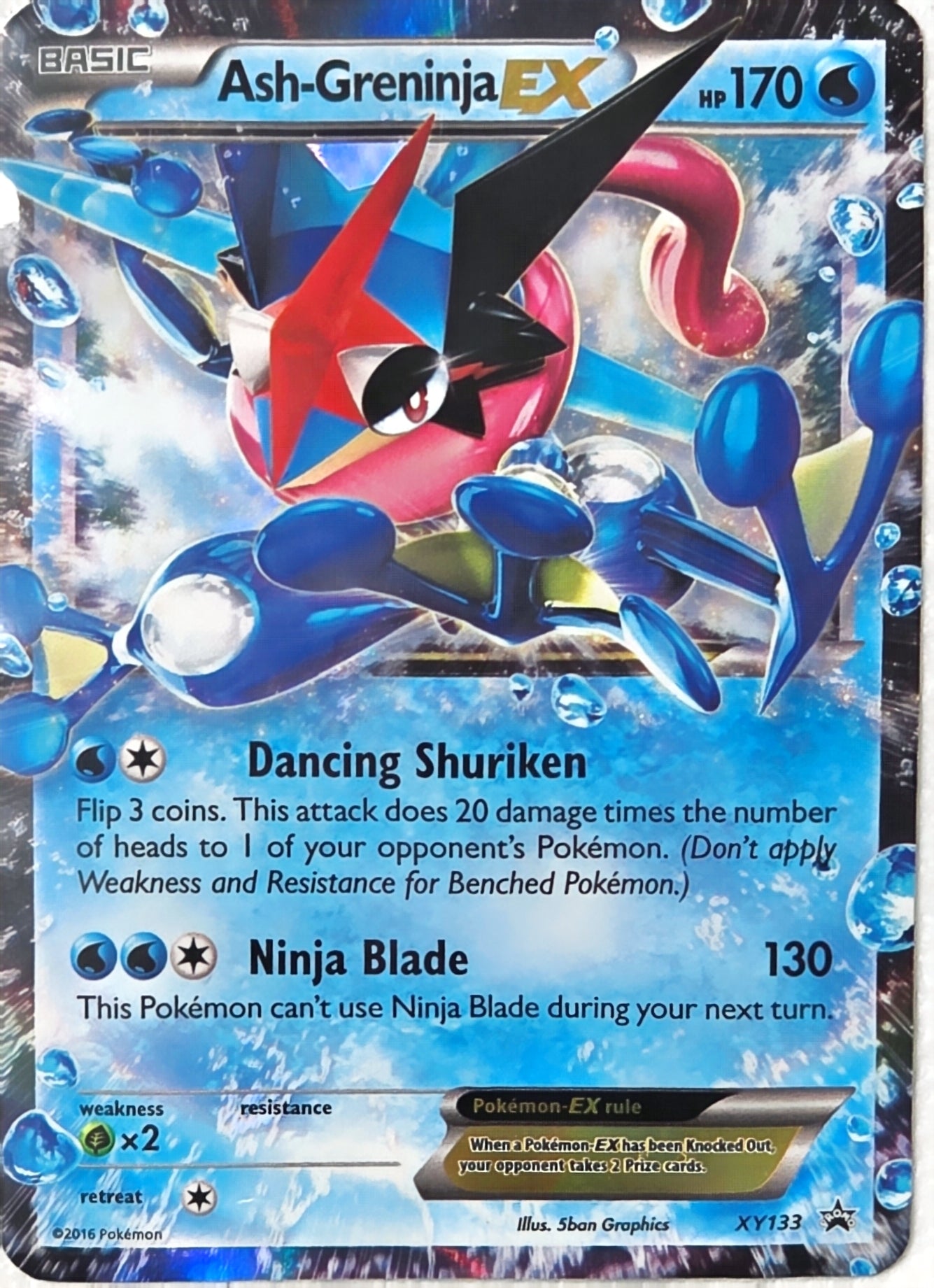 Singles: Pokemon Cards - Ash-Greninja EX Promo XY133