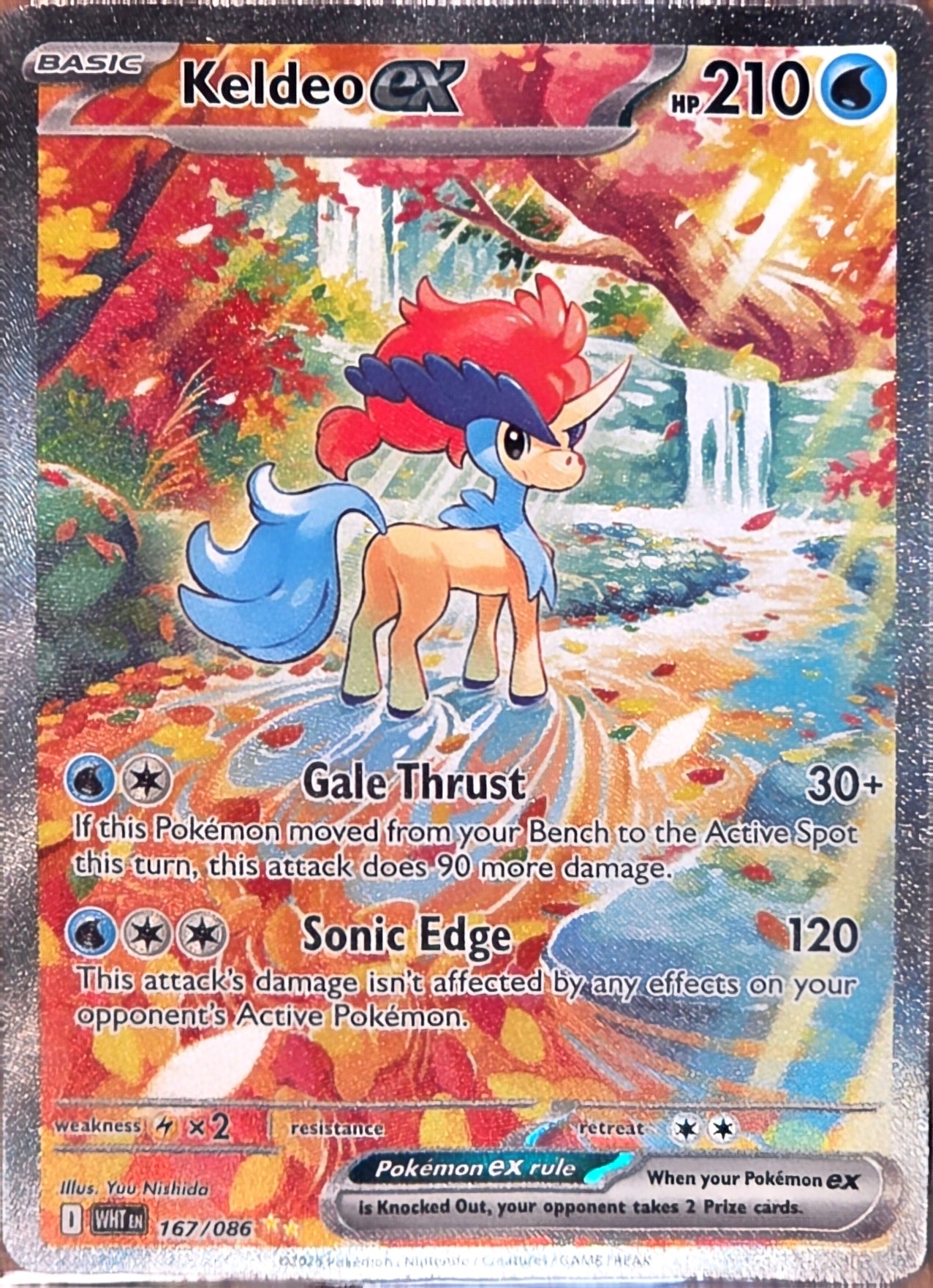Singles: Pokemon Cards - Keldeo ex Special Illustration Rare 167/086