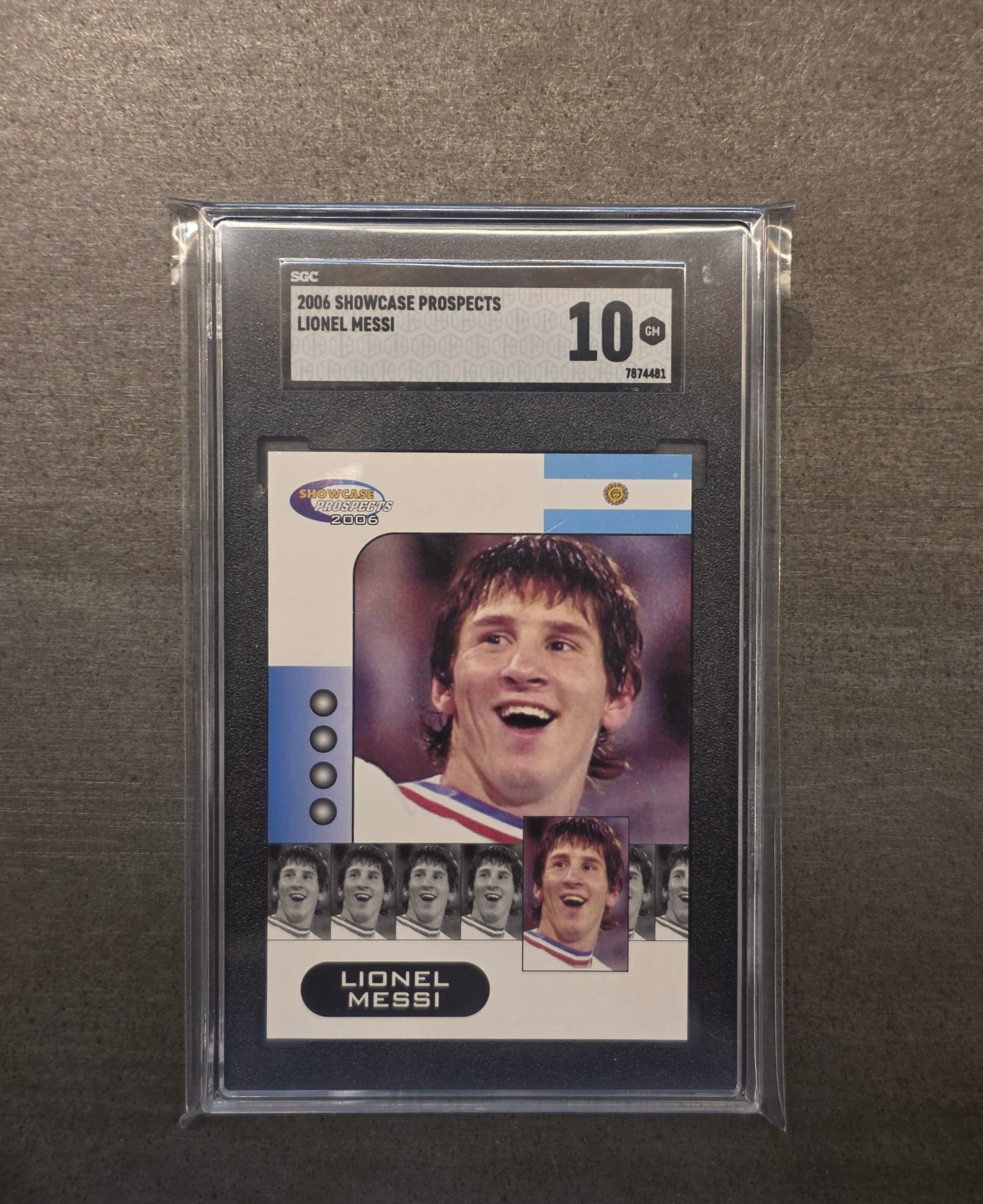 PSA: Soccer Cards - 2006 Showcase Prospects Lionel Messi - SGC 10