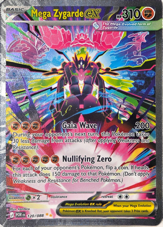 Singles: Pokemon Cards - Mega Zygarde ex Special Illustration Rare 120/088