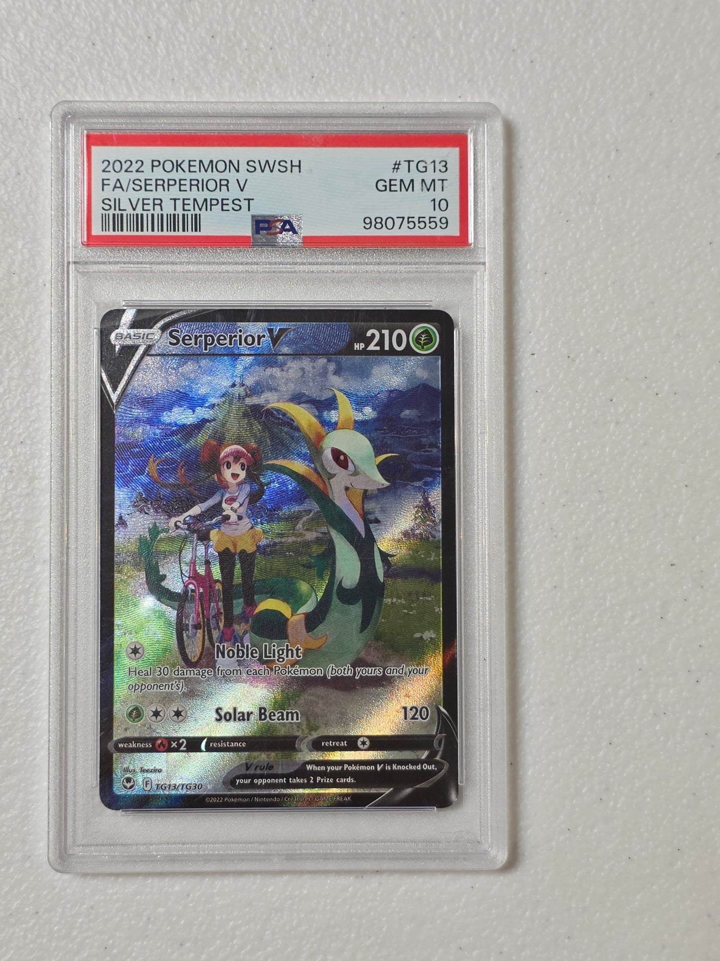 PSA: Pokémon Cards - Serperior V TG13/TG30 PSA 10