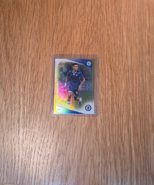 Singles: Soccer Cards- 2025/26 Topps Chrome UEFA Estevao Willian Radiating Rookie
