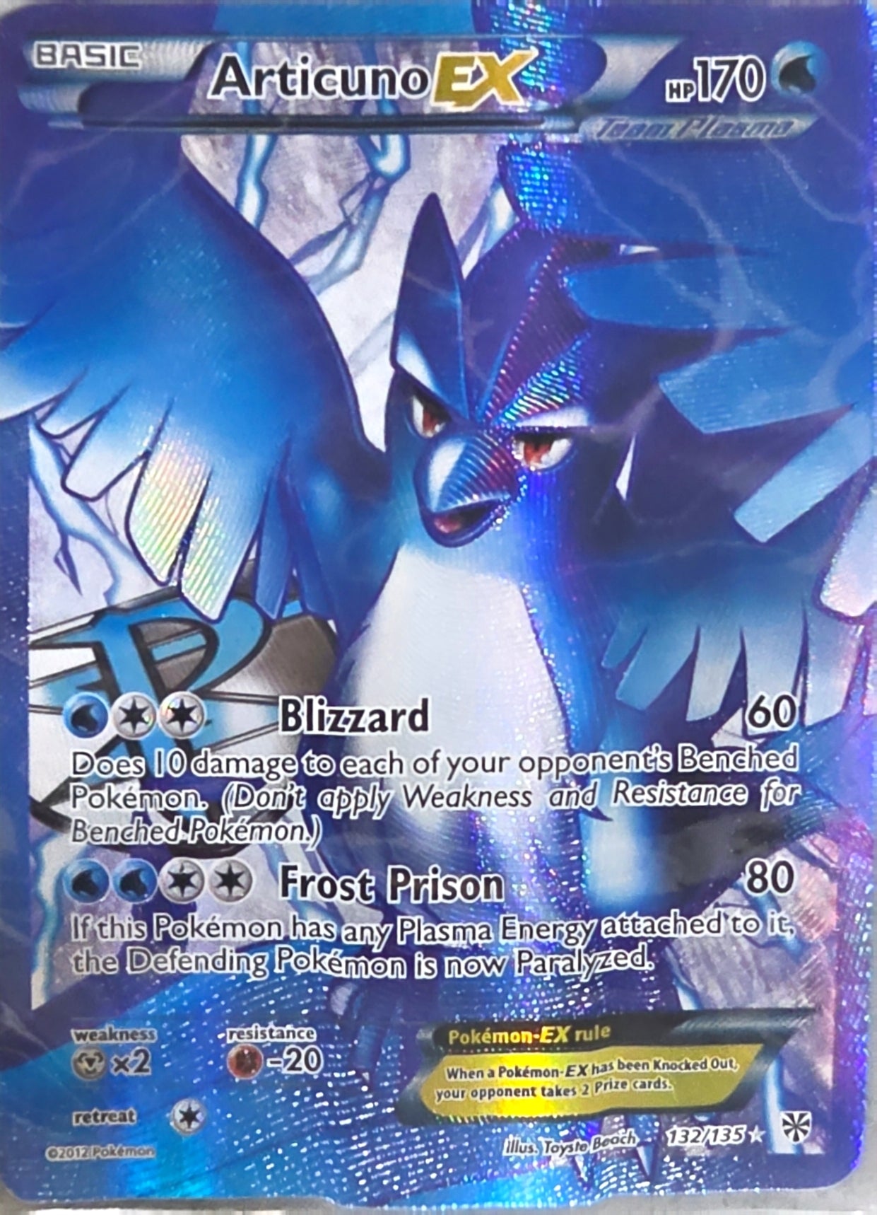 Singles: Pokemon Cards - Articuno EX 132/135