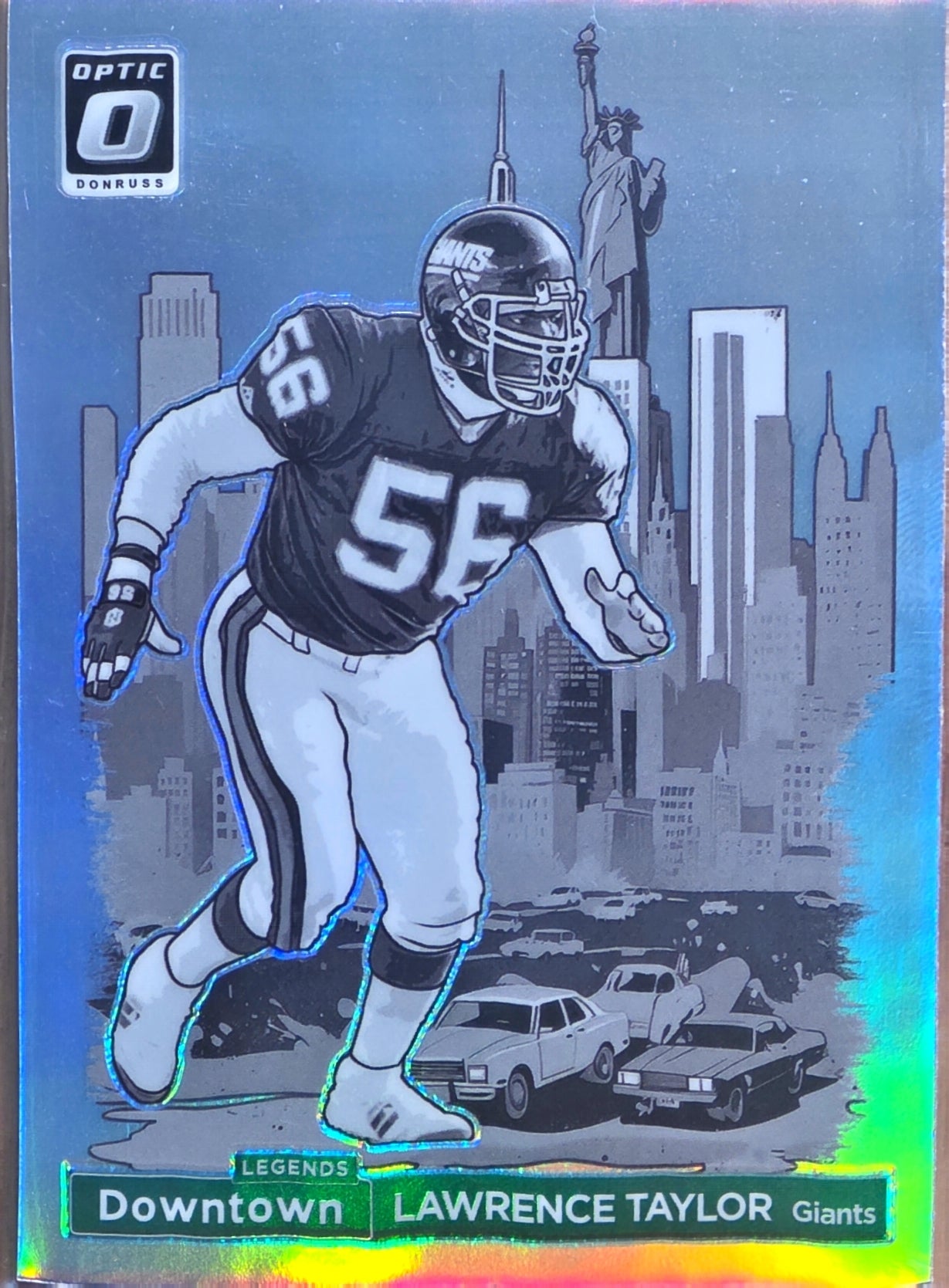 Singles: Football Cards- 2024 Donruss Optic Lawrence Taylor Downtown