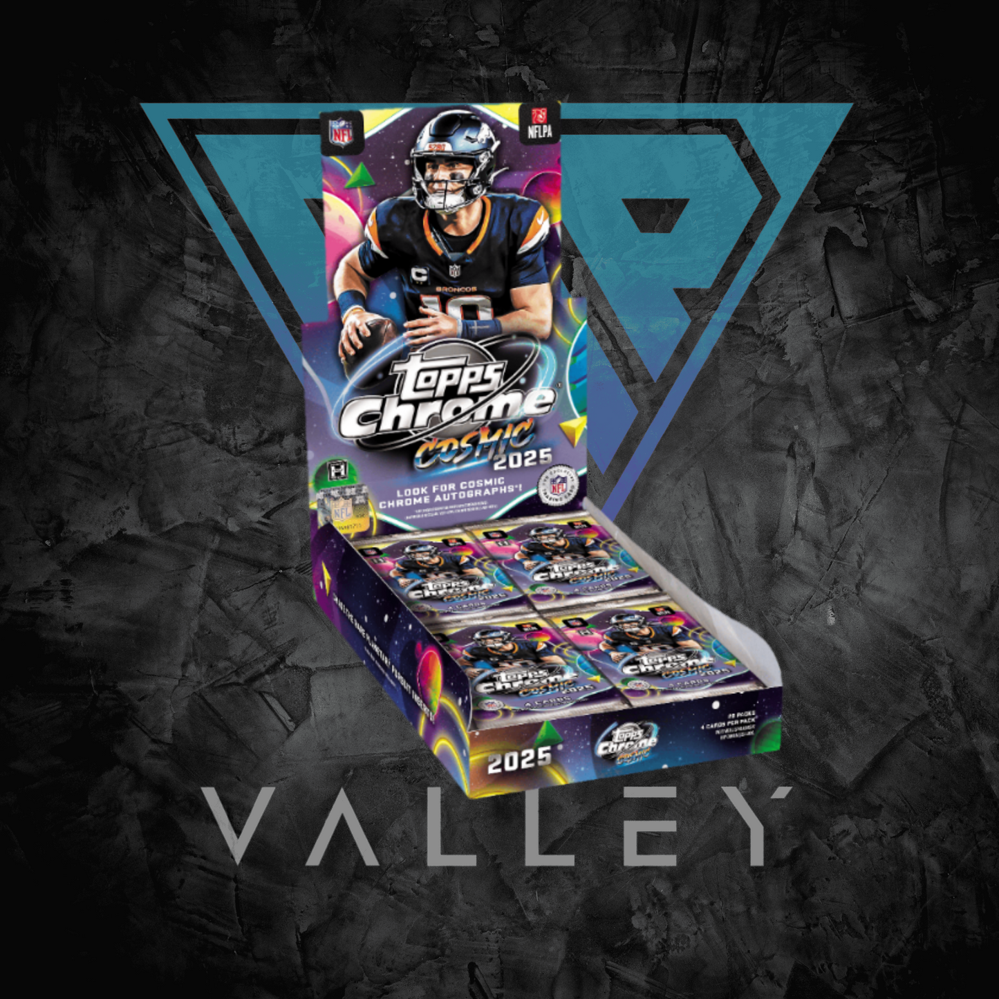 Football Cards: 2025 Topps Cosmic Chrome Football - Hobby Box