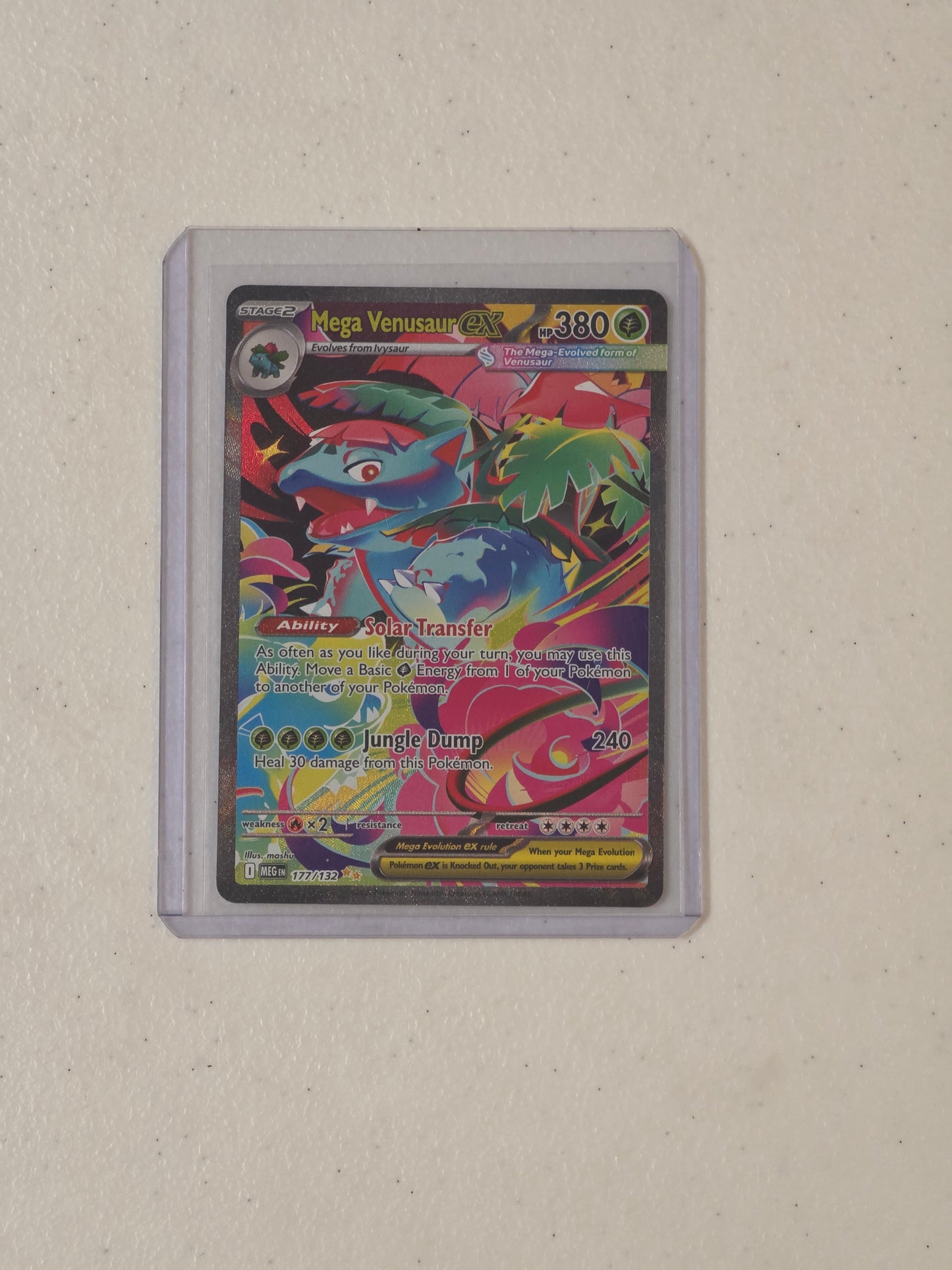Singles: Pokemon Cards- Mega Venusaur ex SIR 177/132
