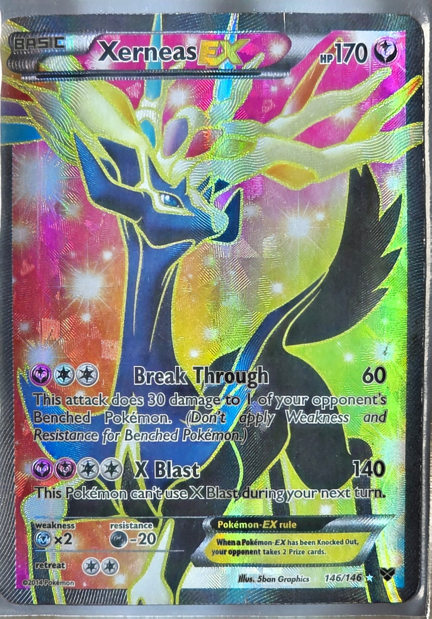 Singles: Pokemon Cards - Xerneas EX Full Art 146/146