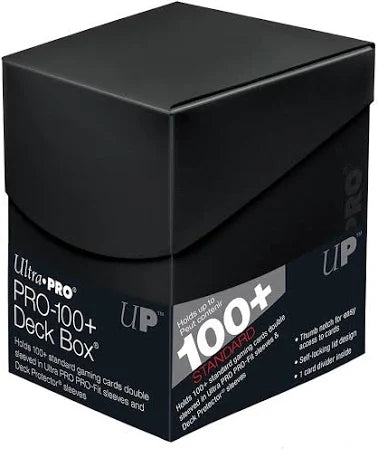 Deckbox: 2-Piece 100+ Eclipse: Jet Black